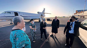 Thumbnail - On the 2nd of June 2022, Australian Minister for Foreign Affairs, the Senator the Hon Penny Wong departed Canberra, Australia as part of a visit to Samoa and Tonga.